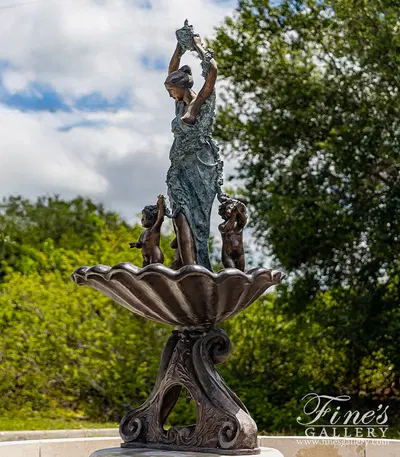 French Chateau Bronze Fountain