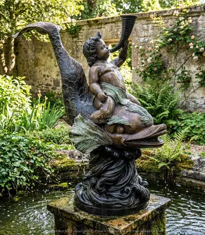 Child Riding Fish