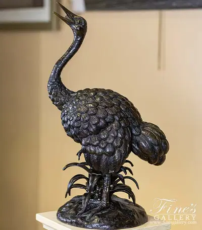 Bronze Ostrich