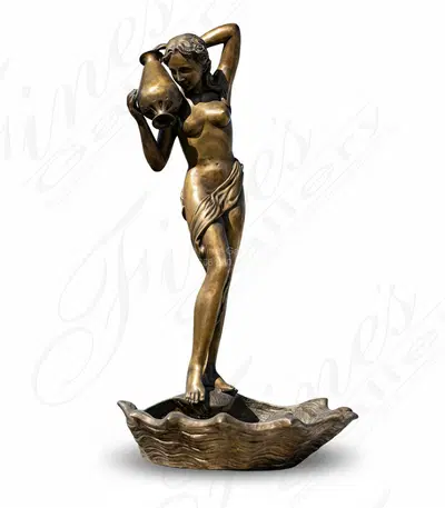 Bronze Nude Female Fountain