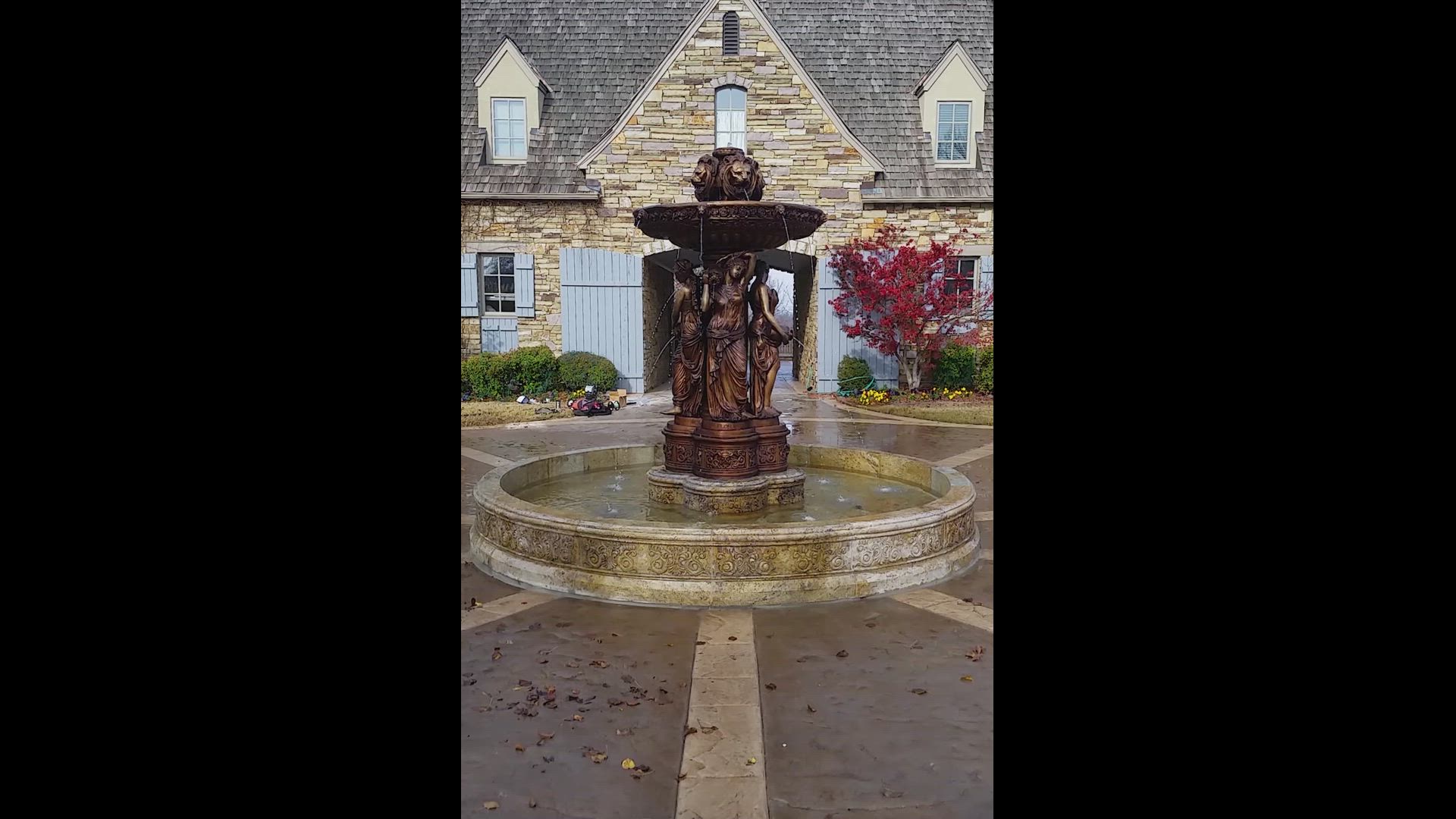 Lions and Maidens Bronze Fountain — Model BF-640 — product video