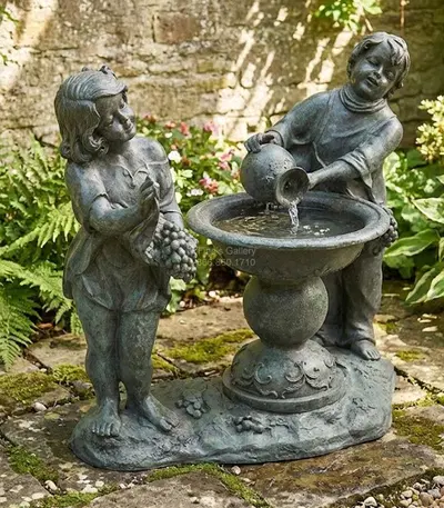 Bronze Children Fountain