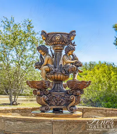 Bronze Europa Fountain in Classic Bronze