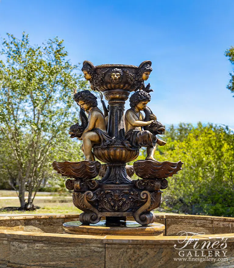 Bronze Europa Fountain in Classic Bronze