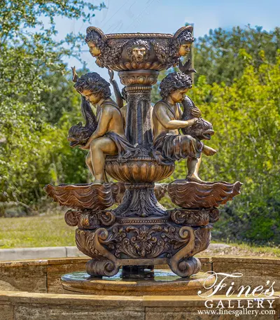 Bronze Europa Fountain in Classic Bronze