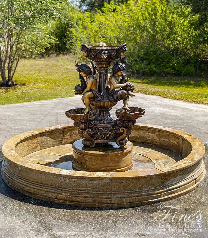 Bronze Europa Fountain in Classic Bronze