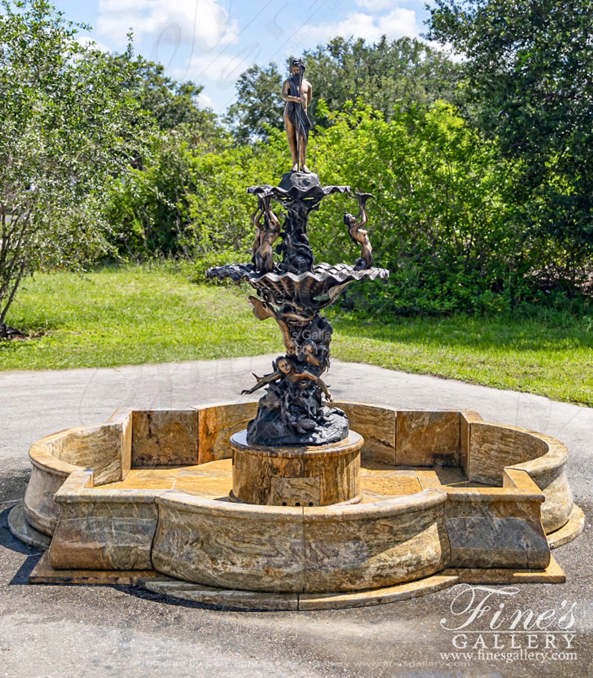 King Neptune Bronze Fountain
