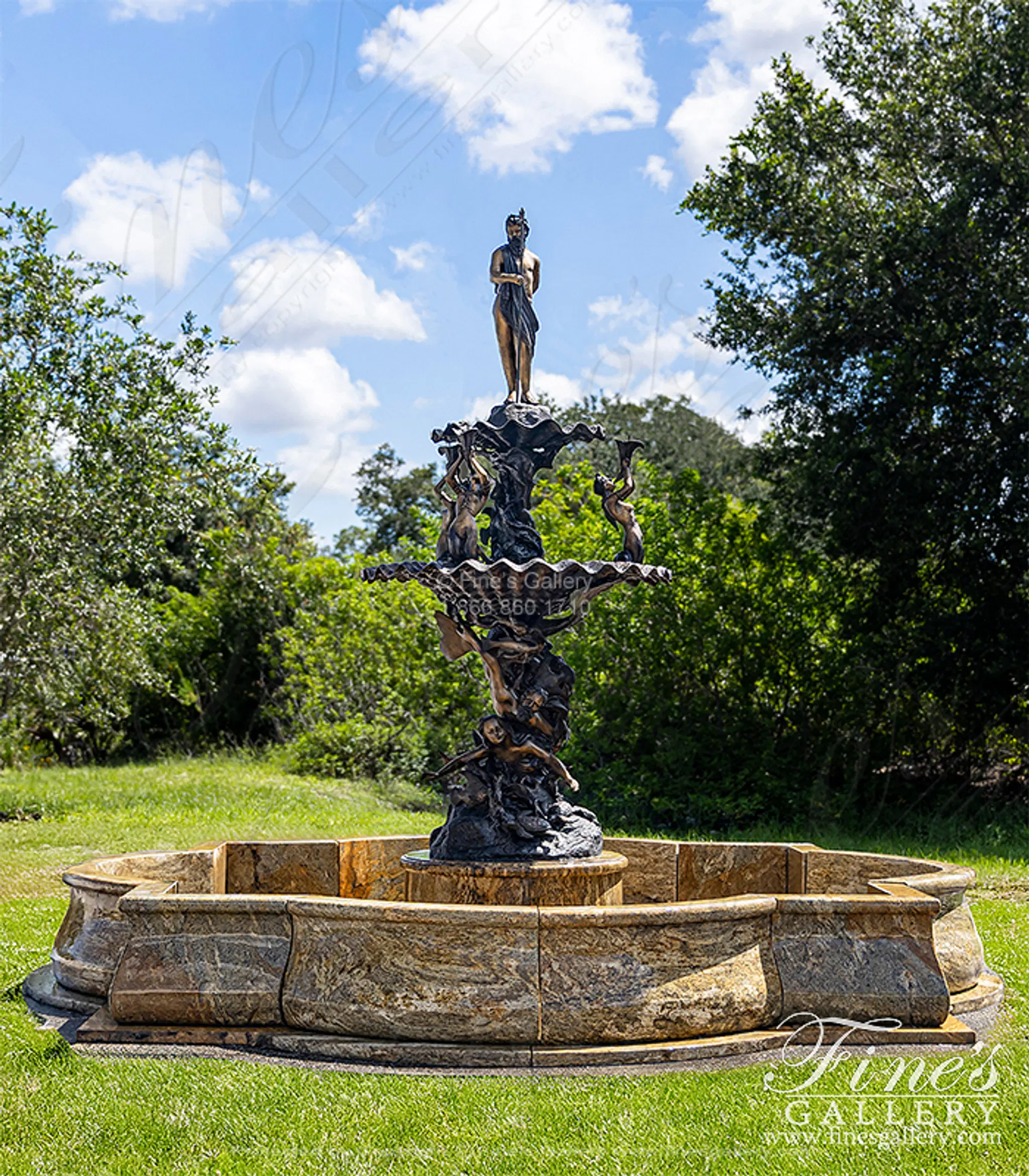 King Neptune Bronze Fountain