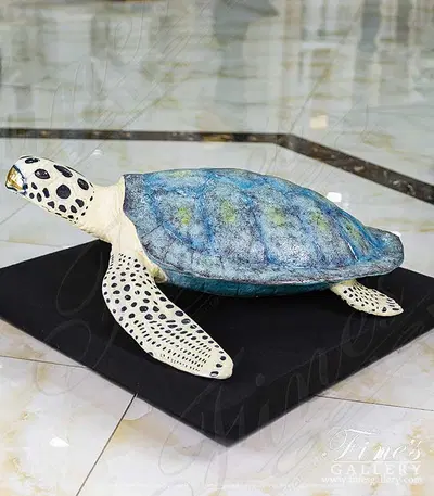 42" Bronze Sea Turtle Fountain in Enamel Bronze