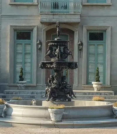 Bronze Granduer IV Ornate Luxury Fountain