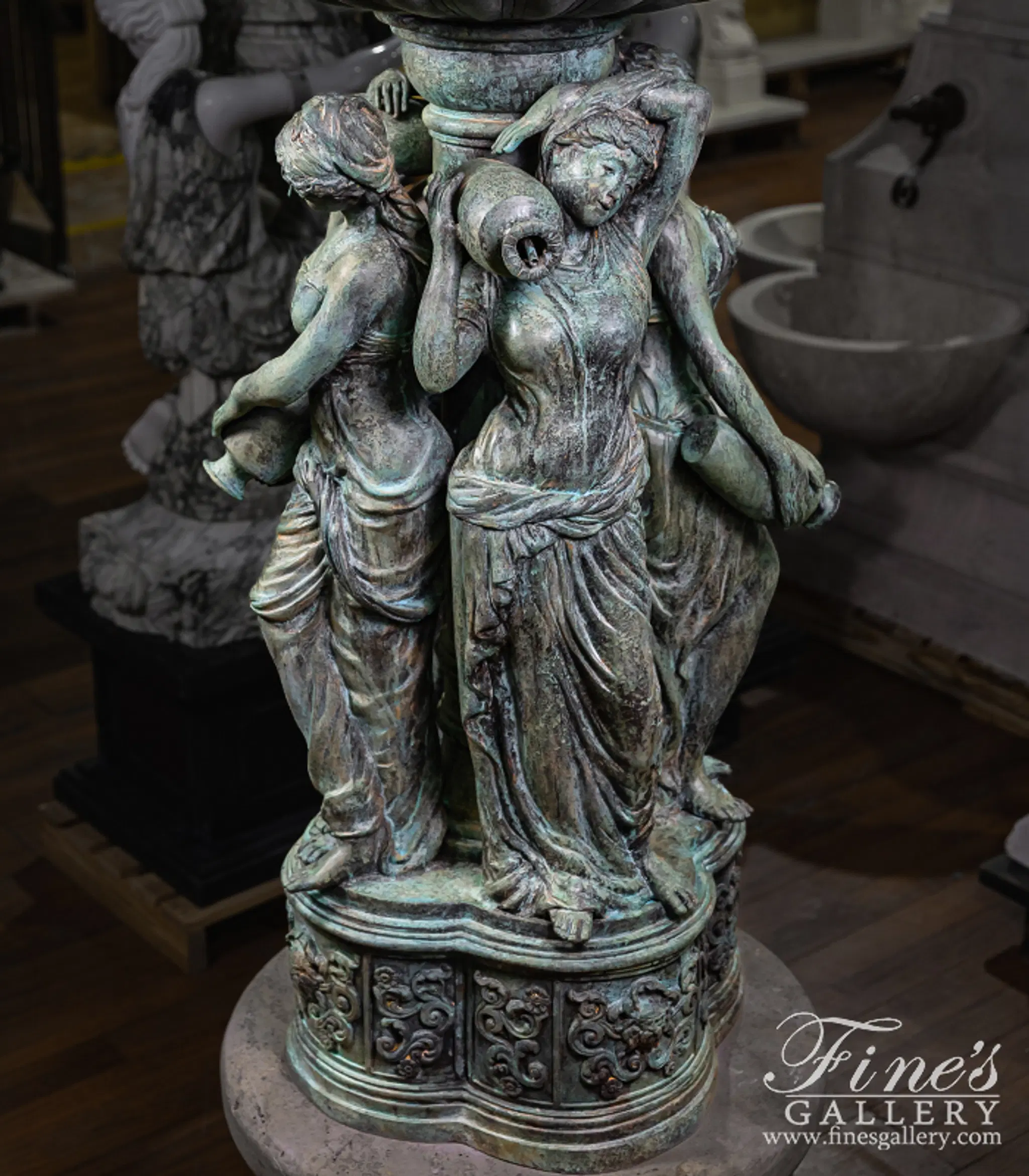 Ladies and Lions Patina 75 Inch — Model BF-815 — detail view 9