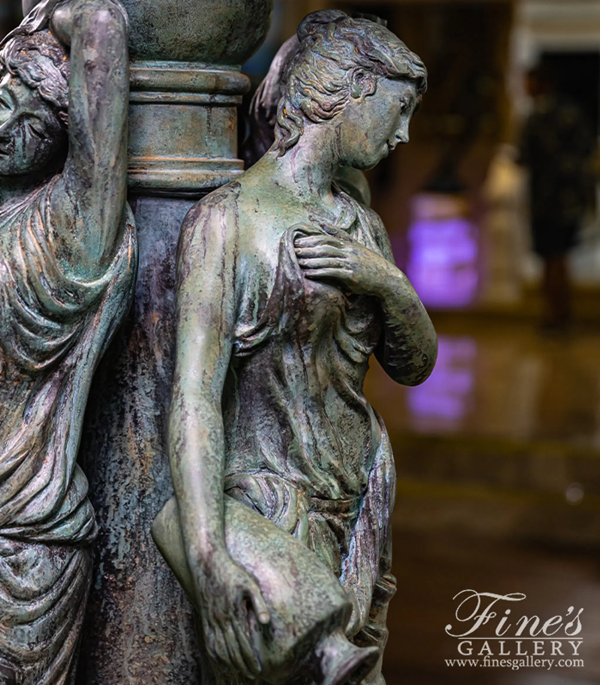 Ladies and Lions Patina 75 Inch — Model BF-815 — detail view 10