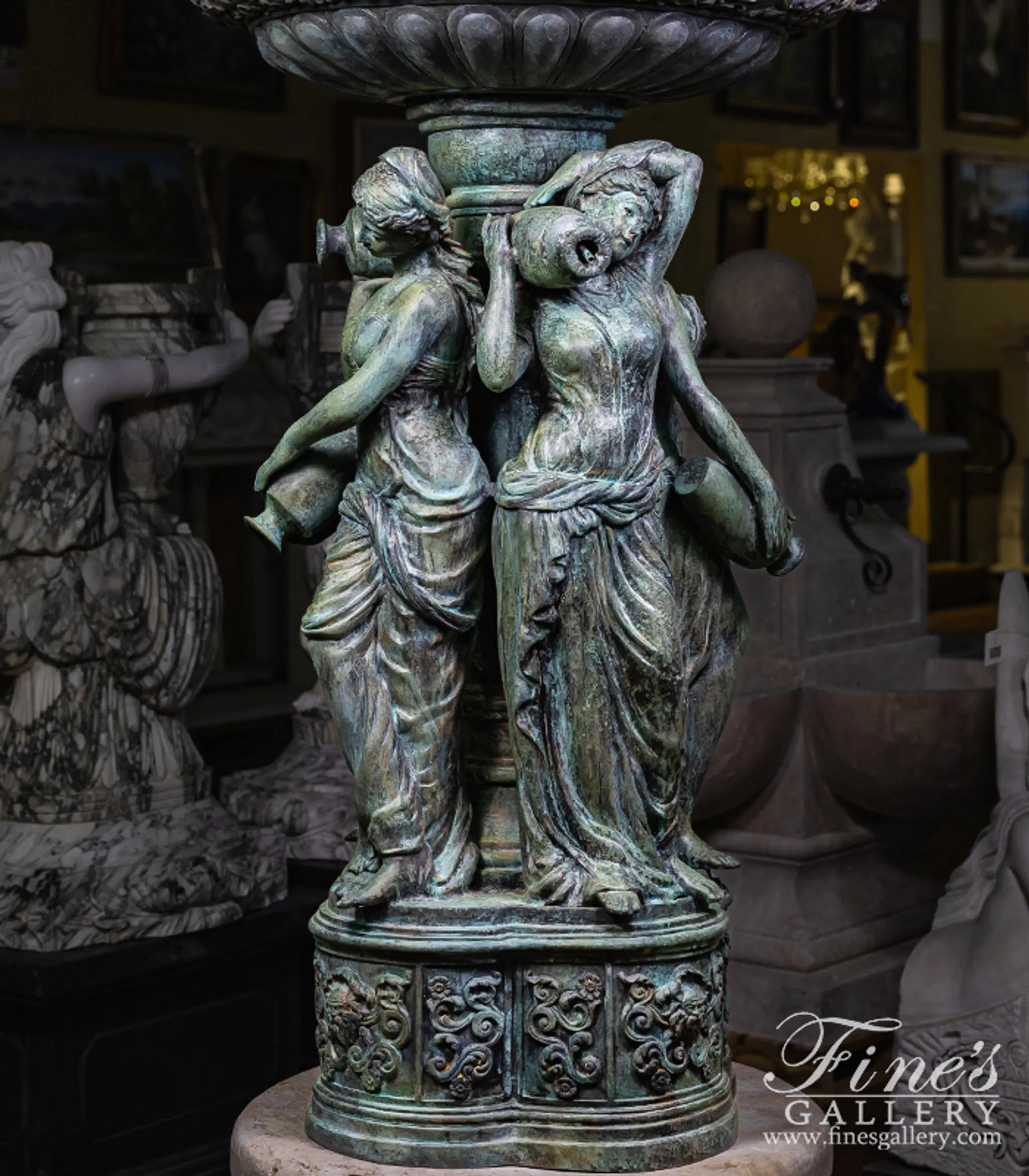 Ladies and Lions Patina 75 Inch — Model BF-815 — detail view 11