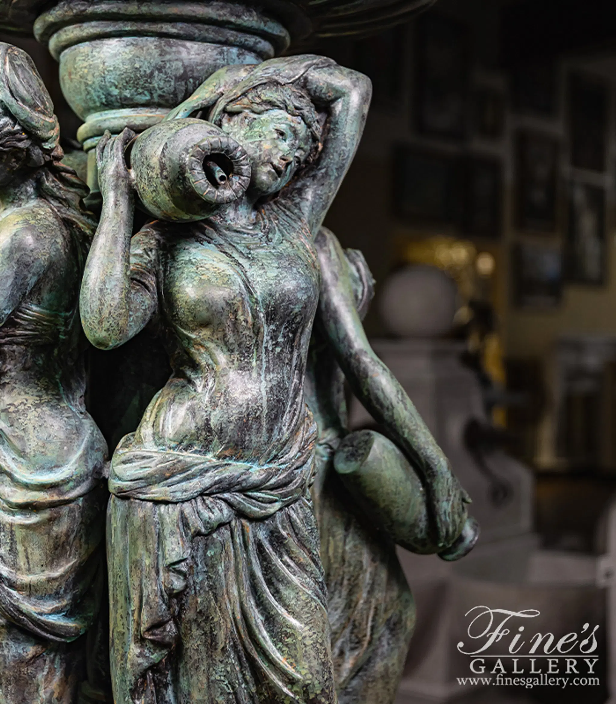 Ladies and Lions Patina 75 Inch — Model BF-815 — detail view 3