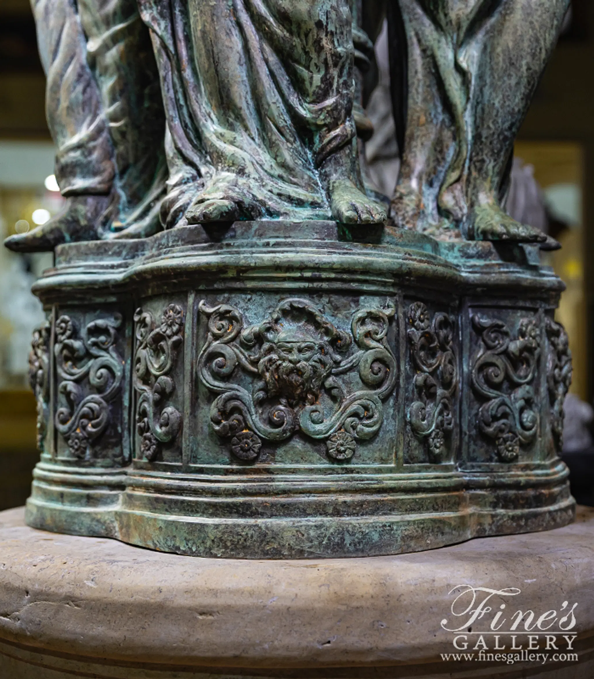Ladies and Lions Patina 75 Inch — Model BF-815 — detail view 4