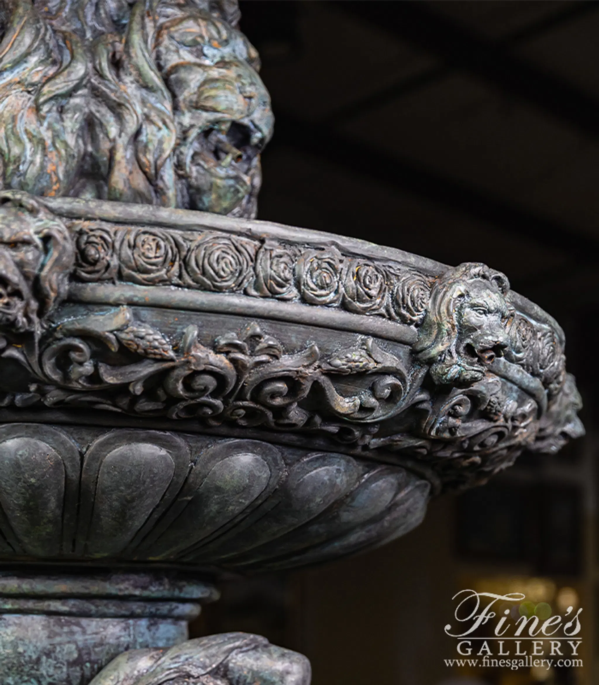 Ladies and Lions Patina 75 Inch — Model BF-815 — detail view 5
