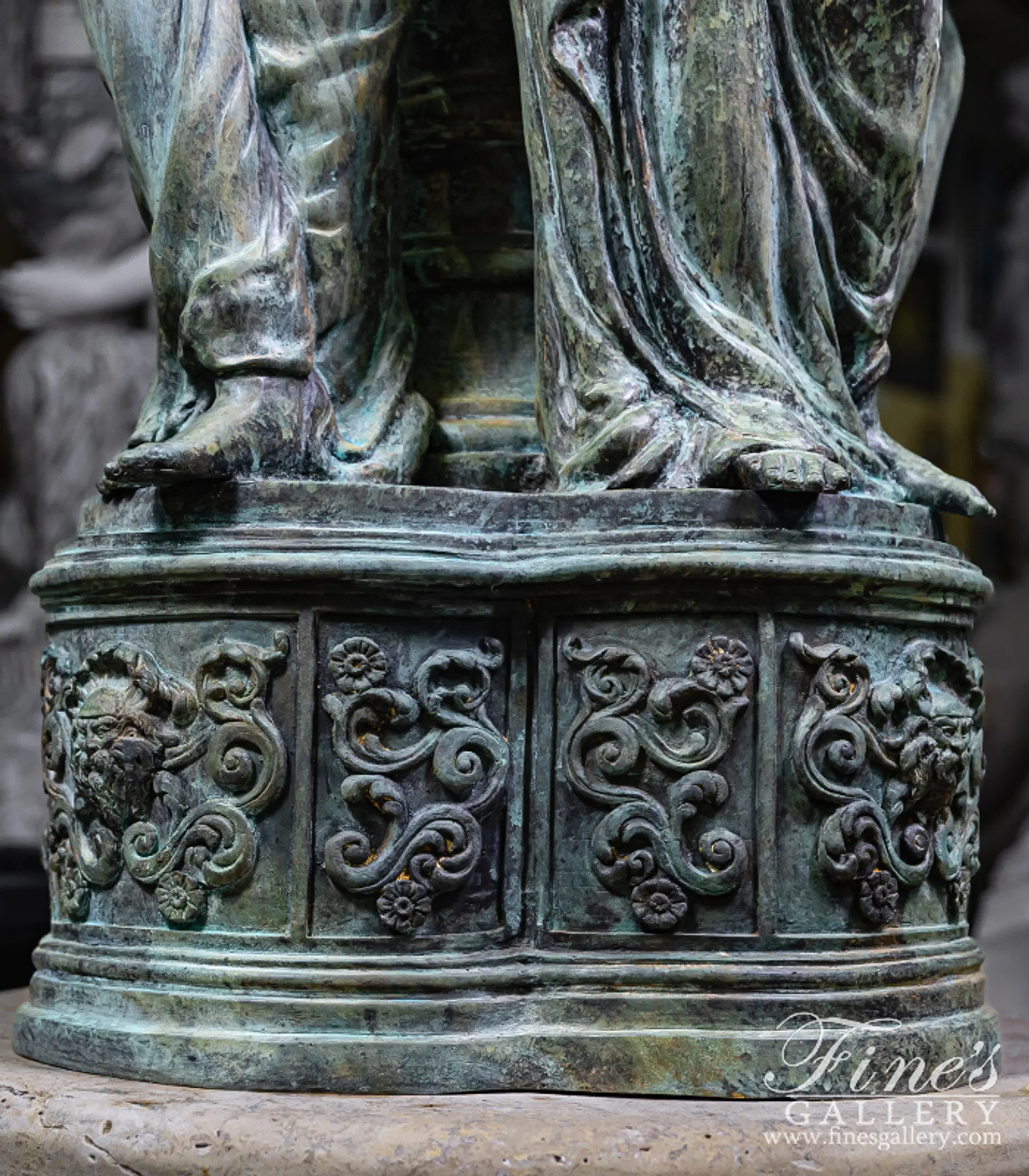 Ladies and Lions Patina 75 Inch — Model BF-815 — detail view 6