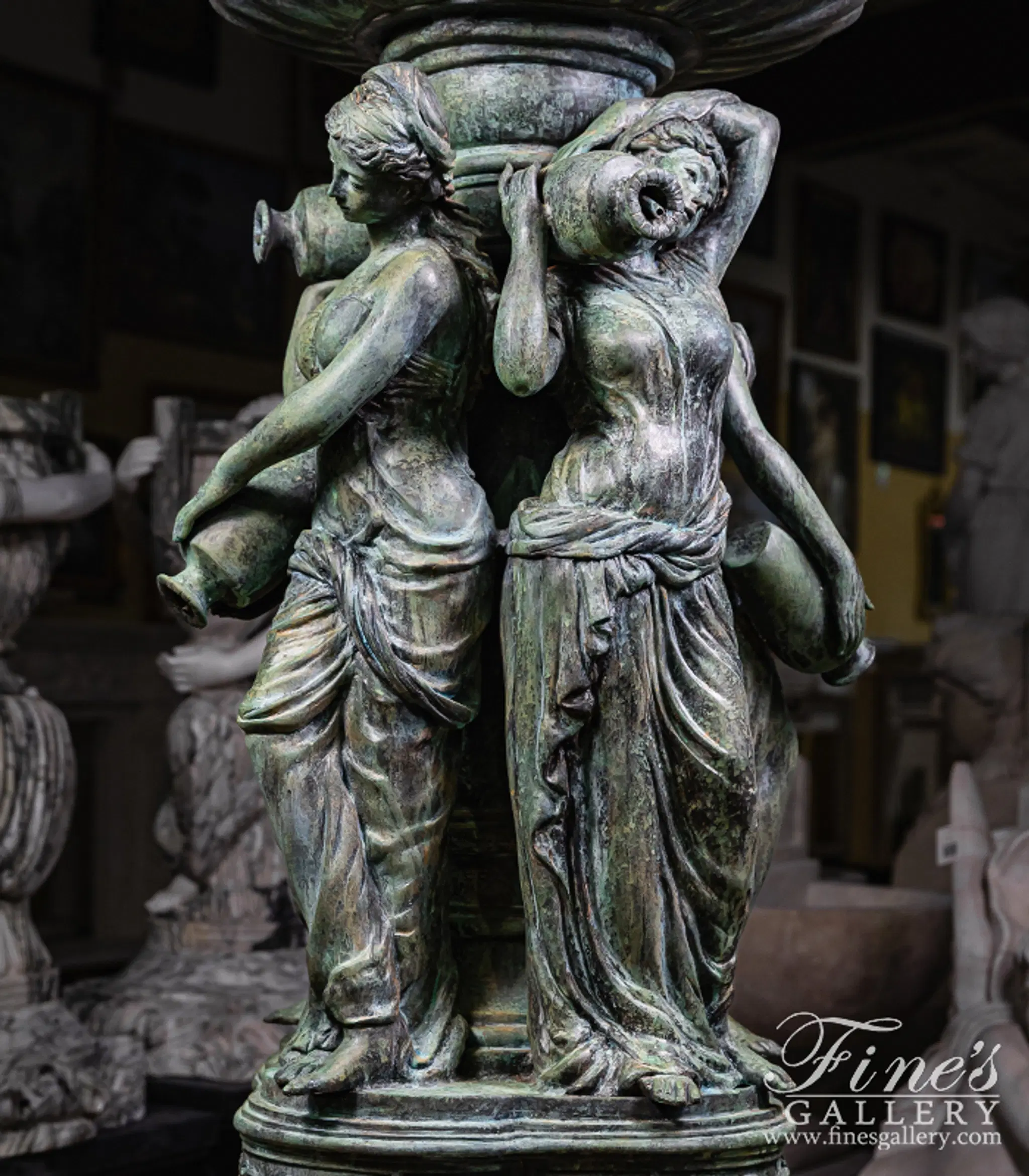 Ladies and Lions Patina 75 Inch — Model BF-815 — detail view 7