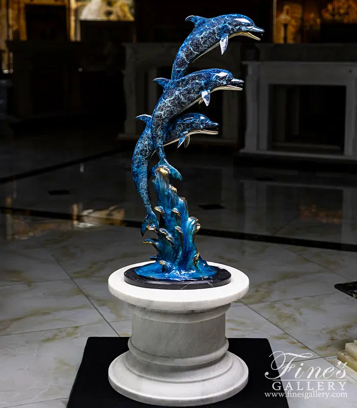 Three Dolphins Bronze Fountain — Model BF-824 — product video
