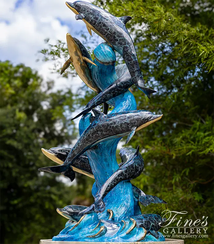 Animals - Dolphins Bronze Fountains