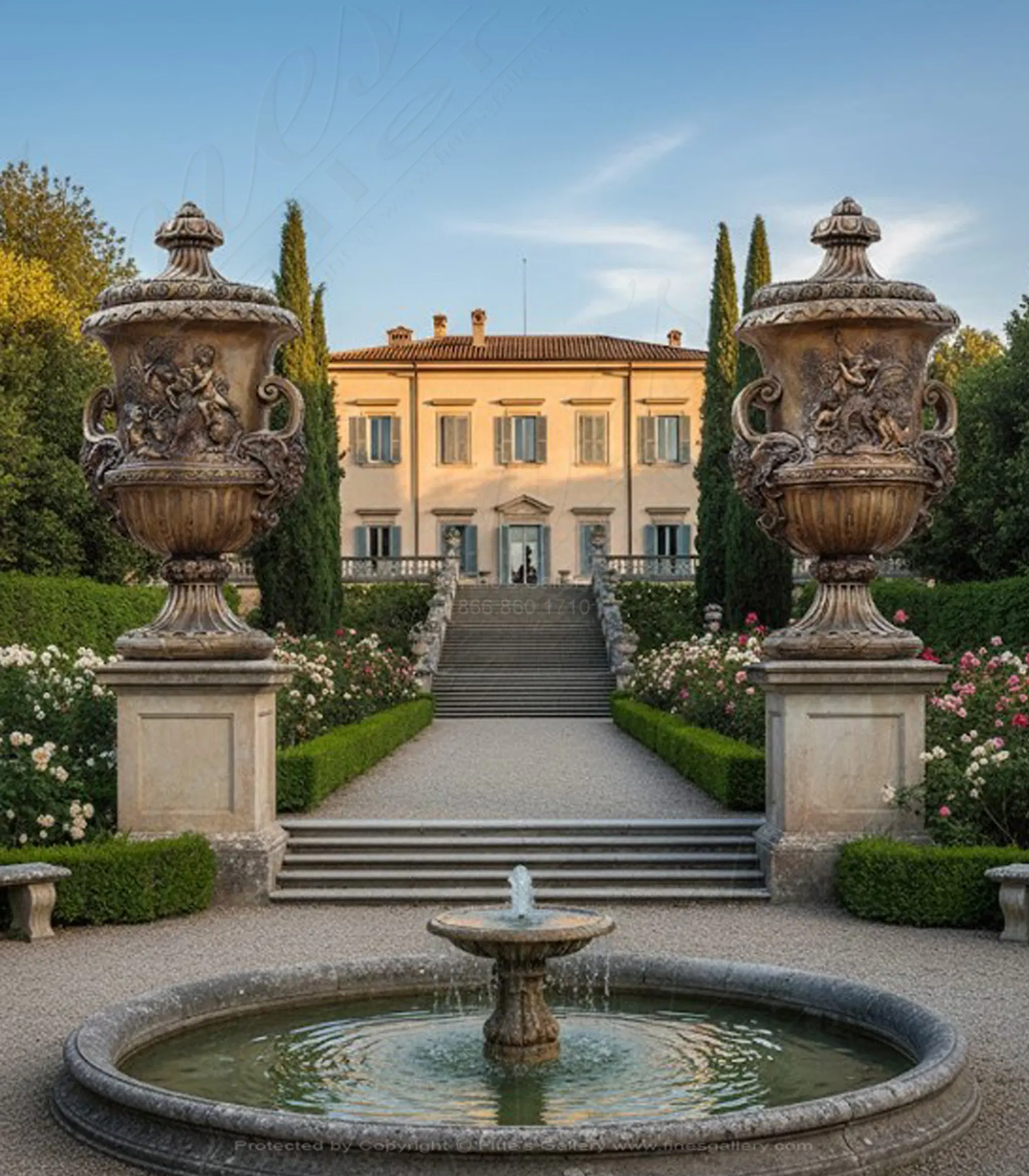 Luxurious Oversized Bronze Planter