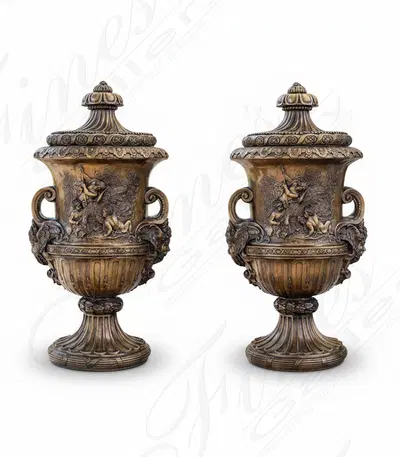 Luxurious Oversized Bronze Planter