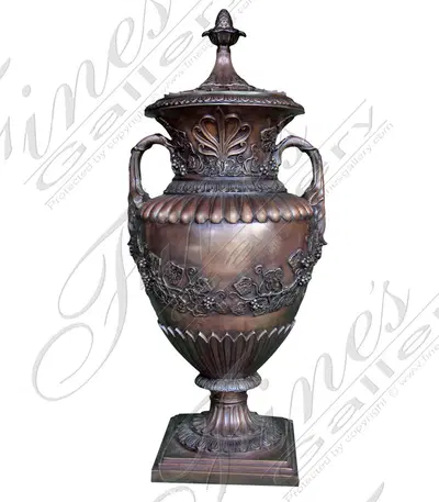 Elegant Bronze Urn