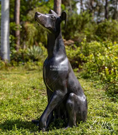 Great Dane Bronze Statue