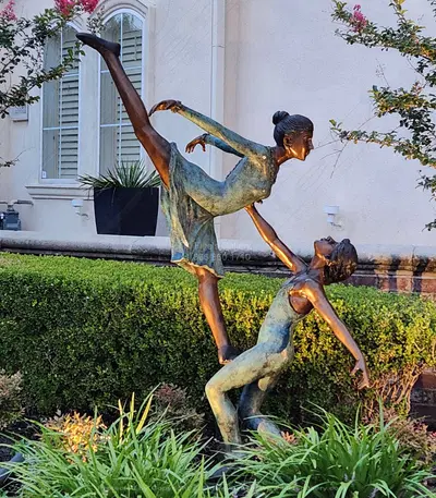 Bronze Ballet Dancers Statue