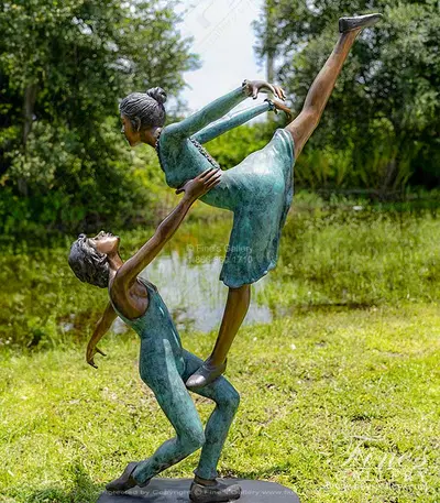 Bronze Ballet Dancers Statue