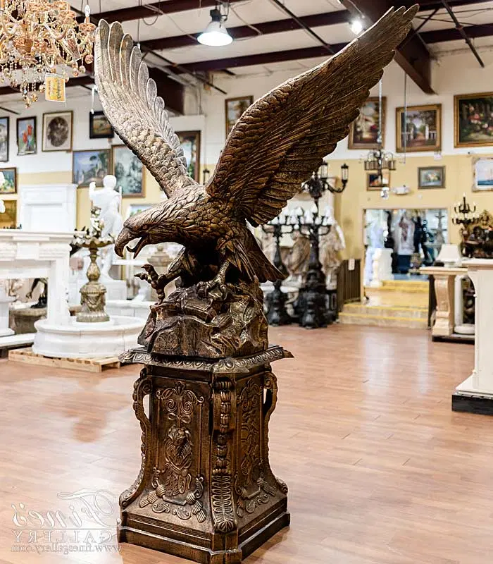 Cast Iron Eagle Statue