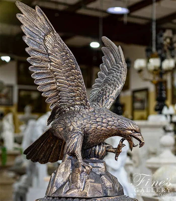 Cast Iron Eagle Statue