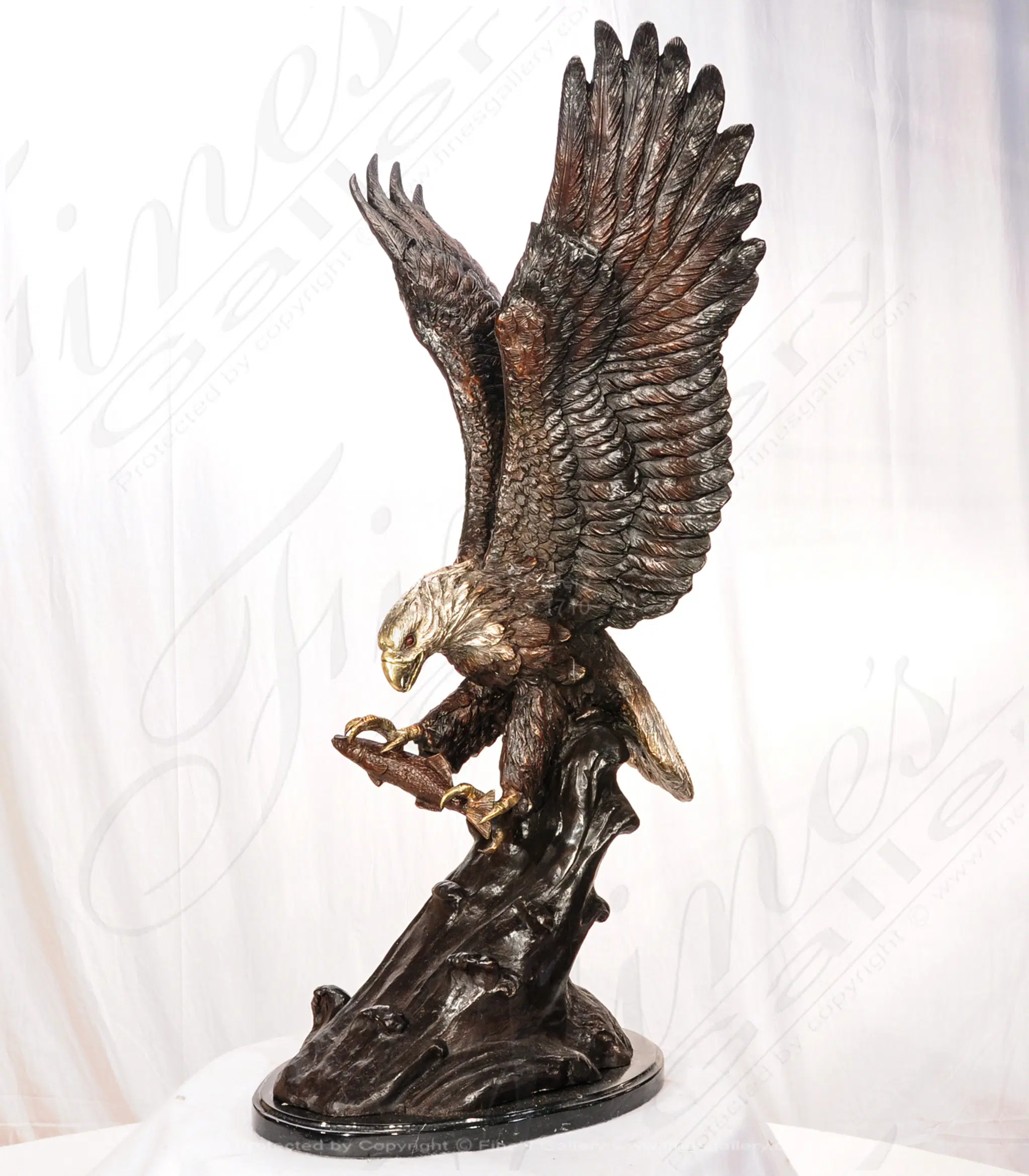 Bronze Eagle Statue