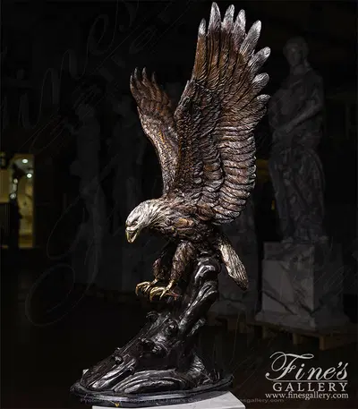 Bronze Eagle Statue
