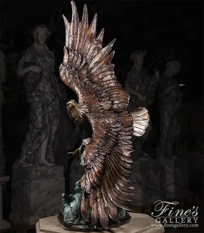 Graceful Bronze Eagle