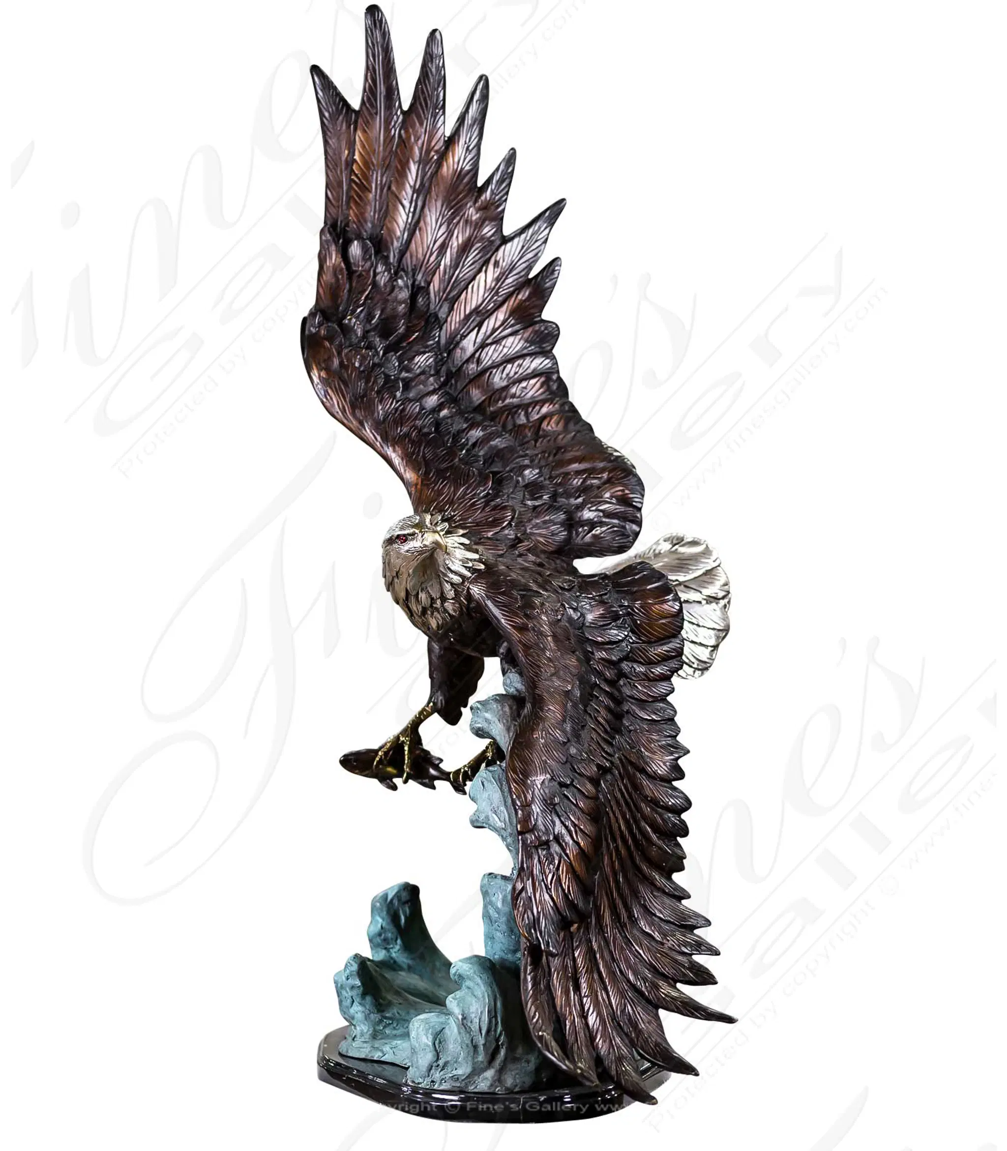 Graceful Bronze Eagle