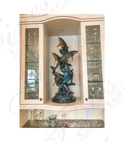 Six Dolphins Sculpture