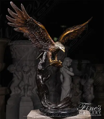 Bronze Eagle Statue