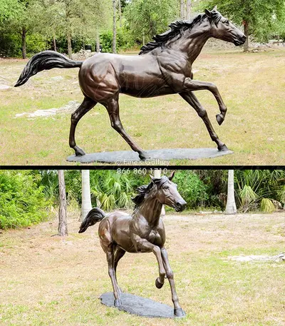 Life Size Bronze Horse