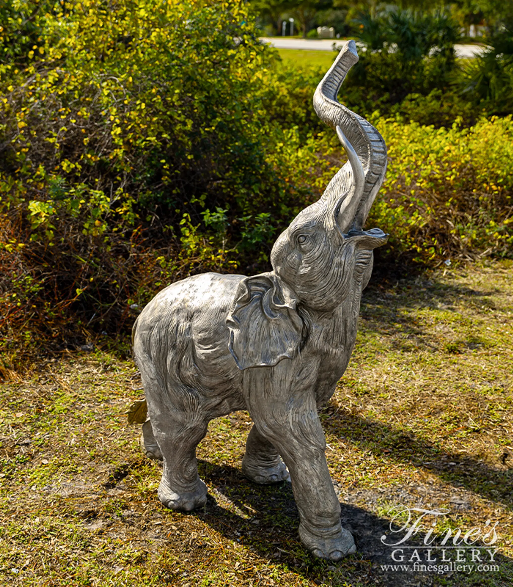 Enchanted Bronze Elephant Statue