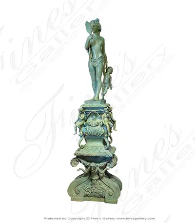 French Louvre Antique Patina Statue