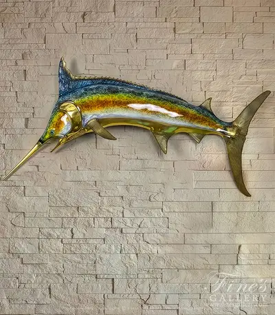 Bronze Marlin Wall Mount