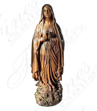 Lady of Lourdes Bronze Statue