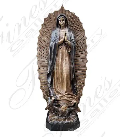 Our Lady of Guadalupe in Bronze
