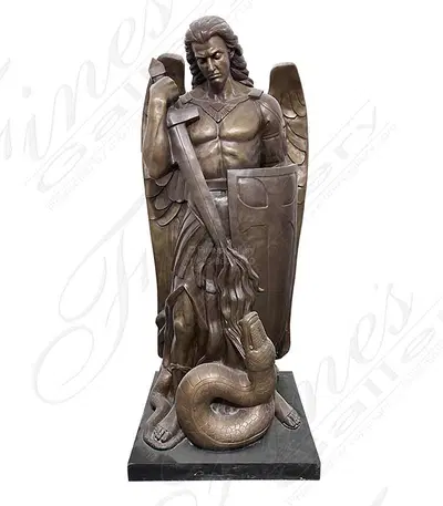 St Michael on Tepeyac Hill in Bronze
