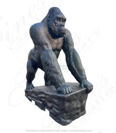 98" Gorilla in Bronze