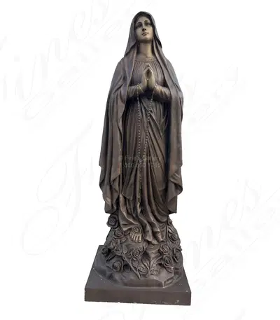 Life Size Our Lady of Lourdes in Bronze 