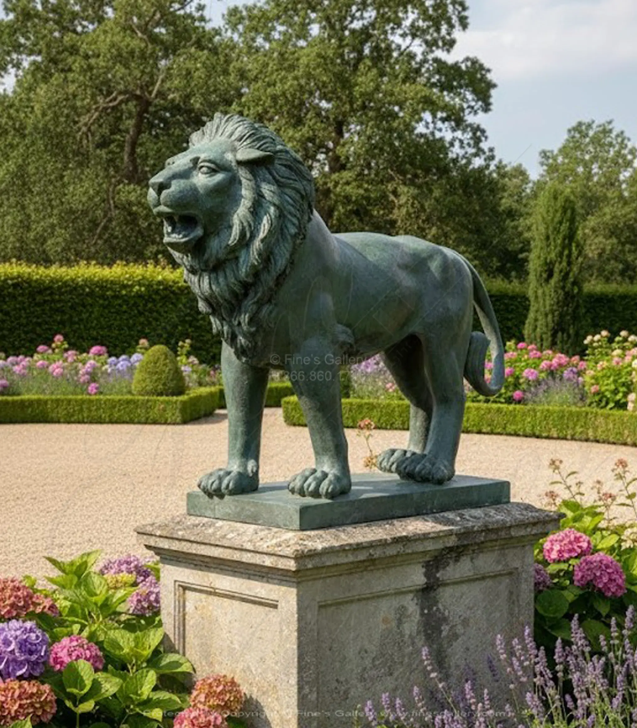 Bronze Statue in Patina