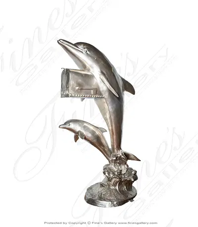 Bronze Dolphin Mailbox