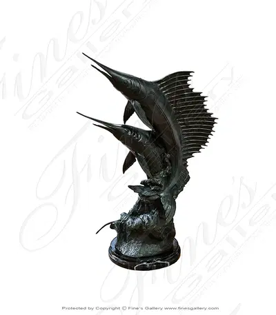 Bronze Sailfish Statue